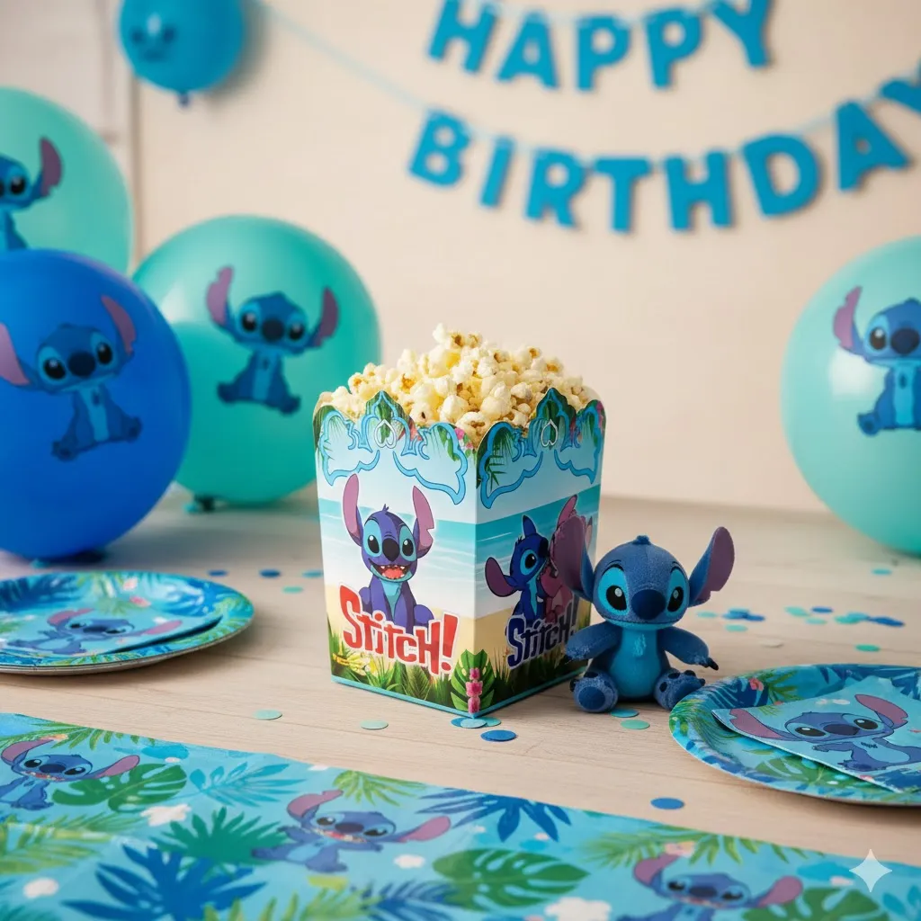 پاپکرن تم تولد استیچ