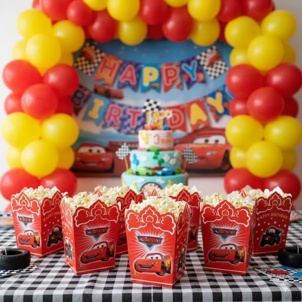 پاپکرن تم تولد مک کوئین