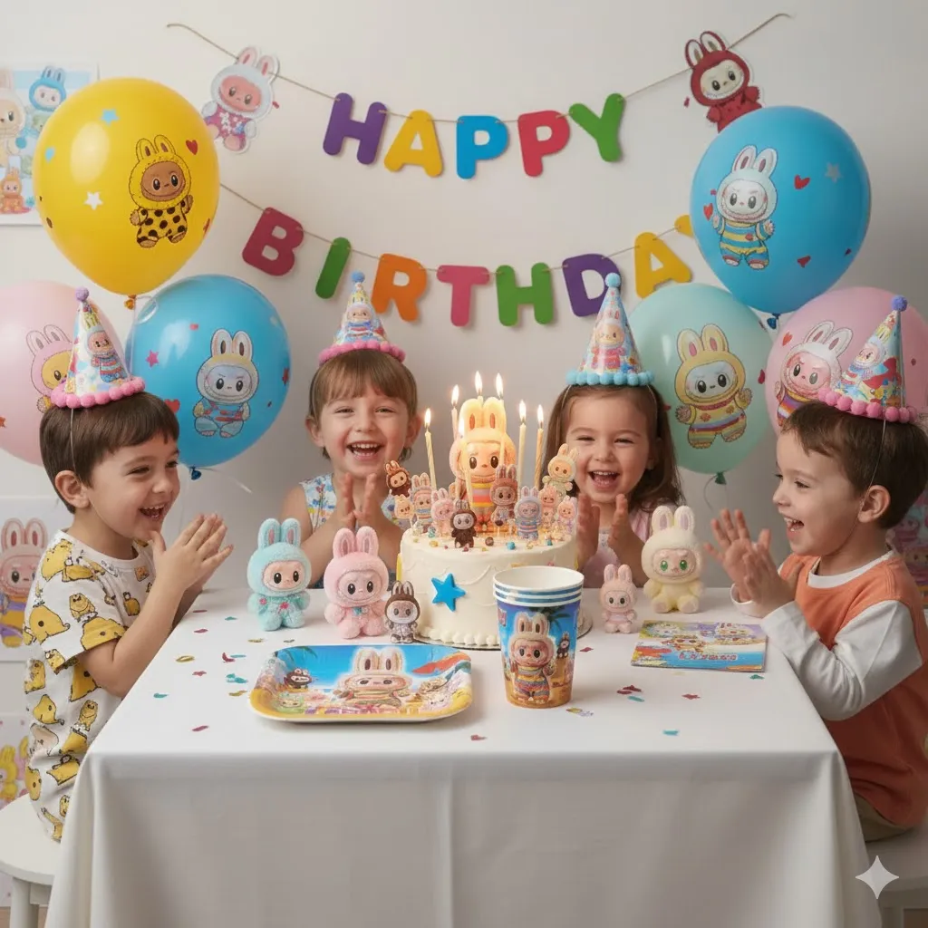 بشقاب و لیوان لبوبو