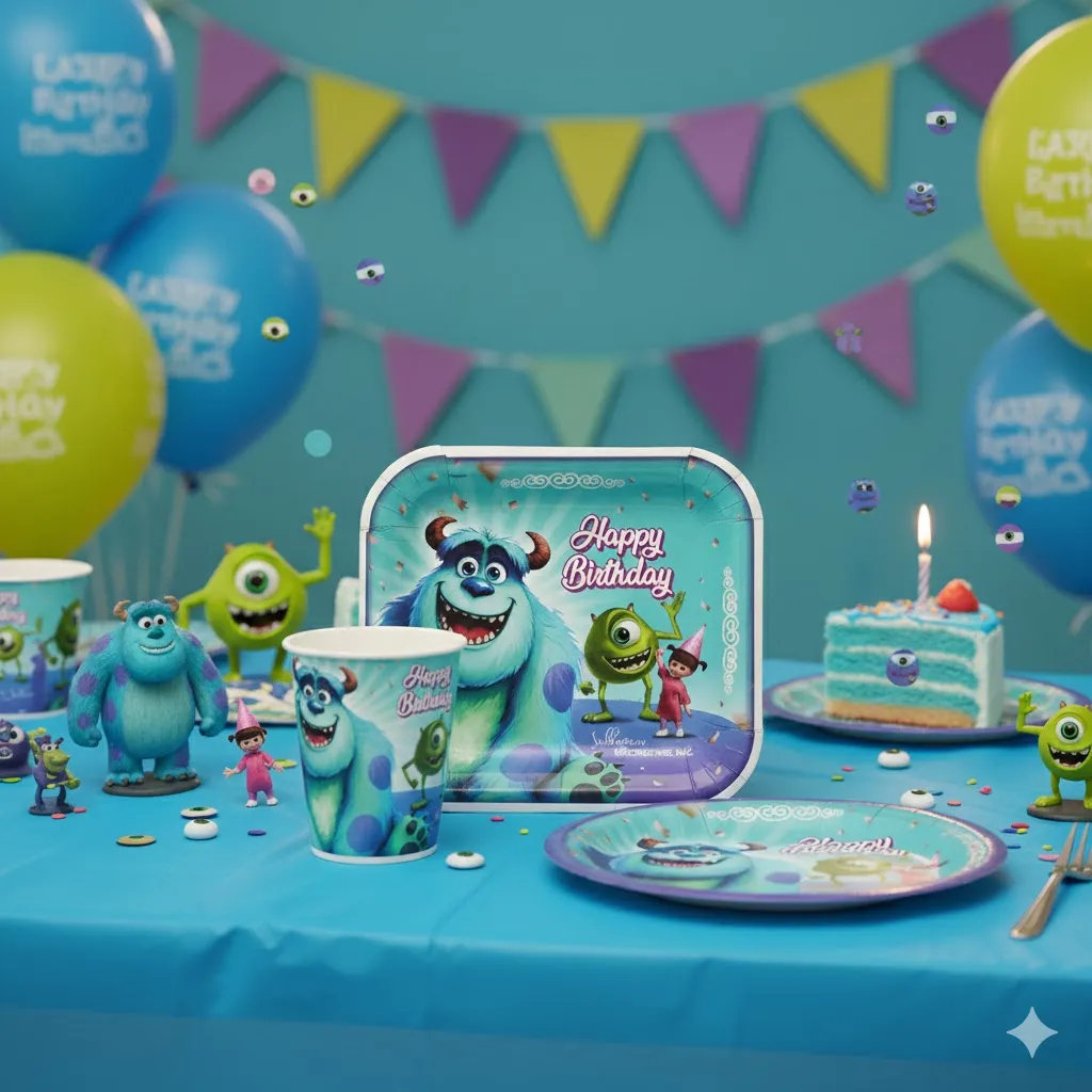 بشقاب و لیوان تم تولد سالیوان