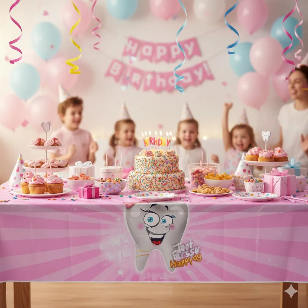 سفره تم جشن دندونی دختر