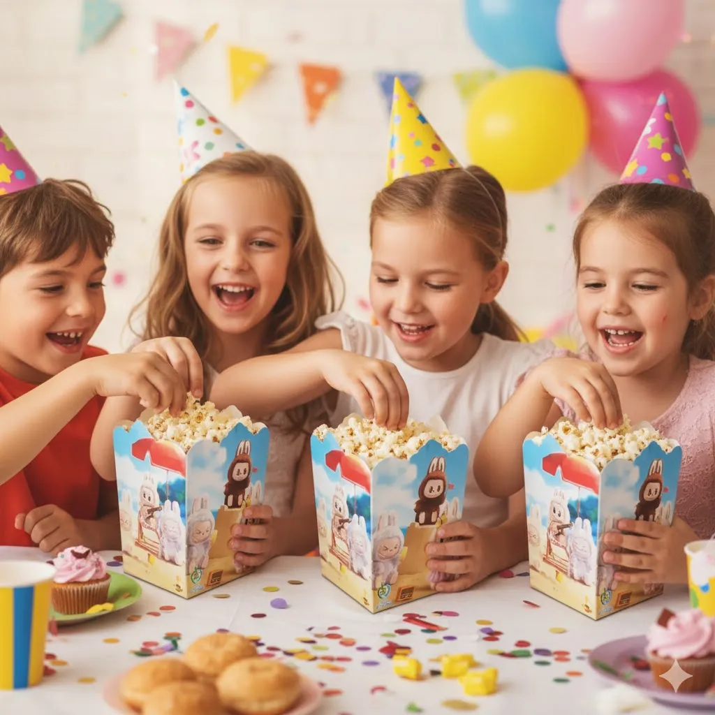 پاپکرن تم تولد لبوبو