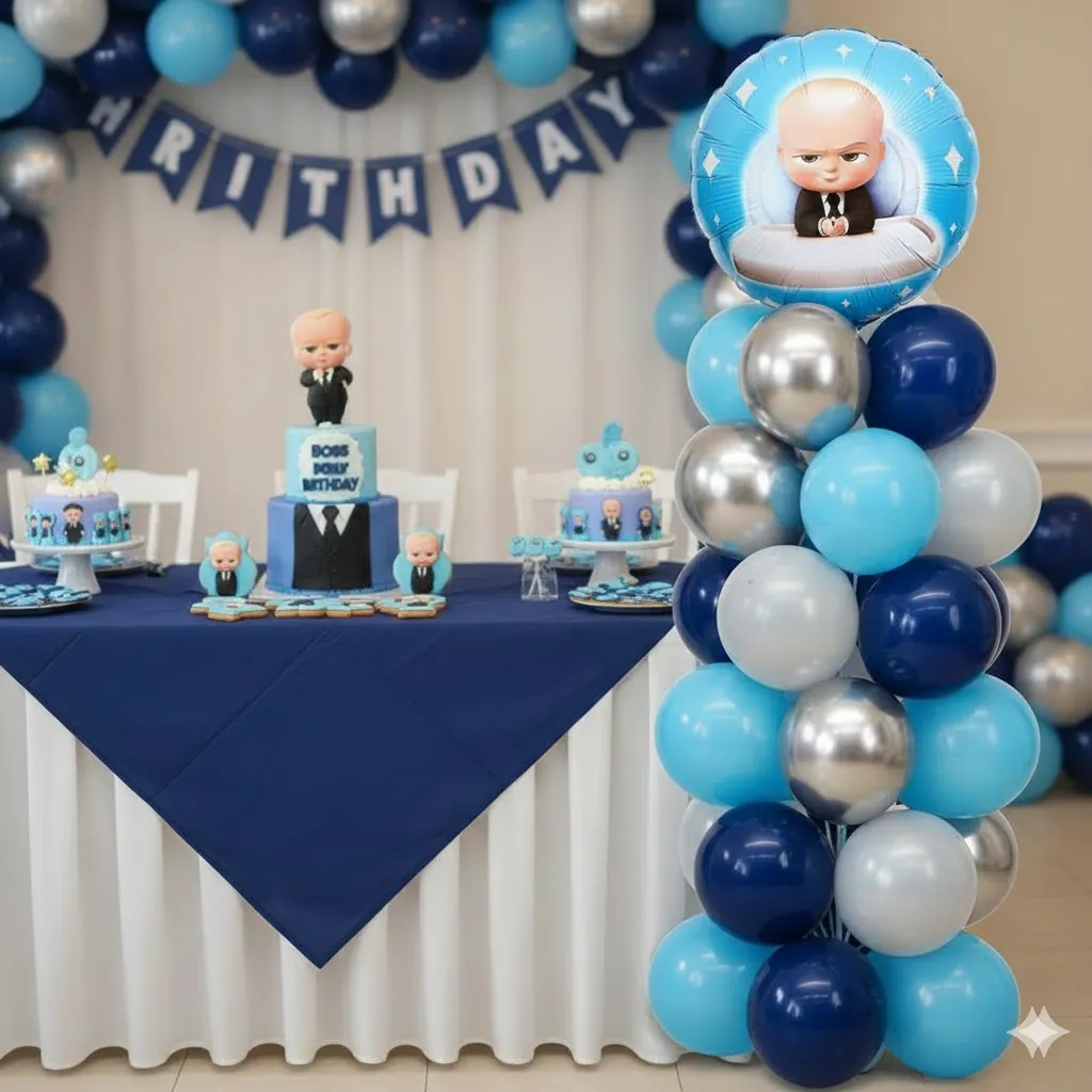 بادکنک فویلی بچه رئیس