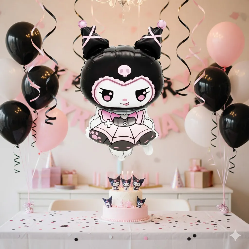 بادکنک فویلی تم تولد کرومی