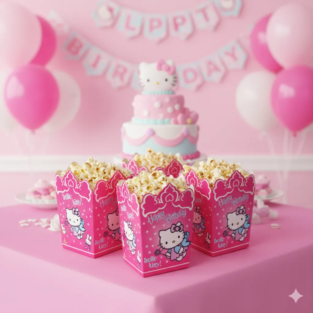 پاپکرن تم تولد کیتی