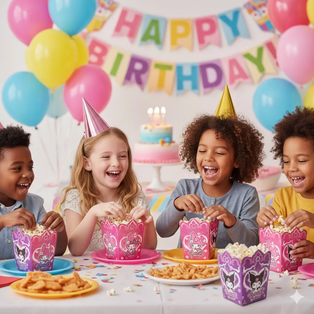 پاپکرن تم تولد کرومی و ملودی