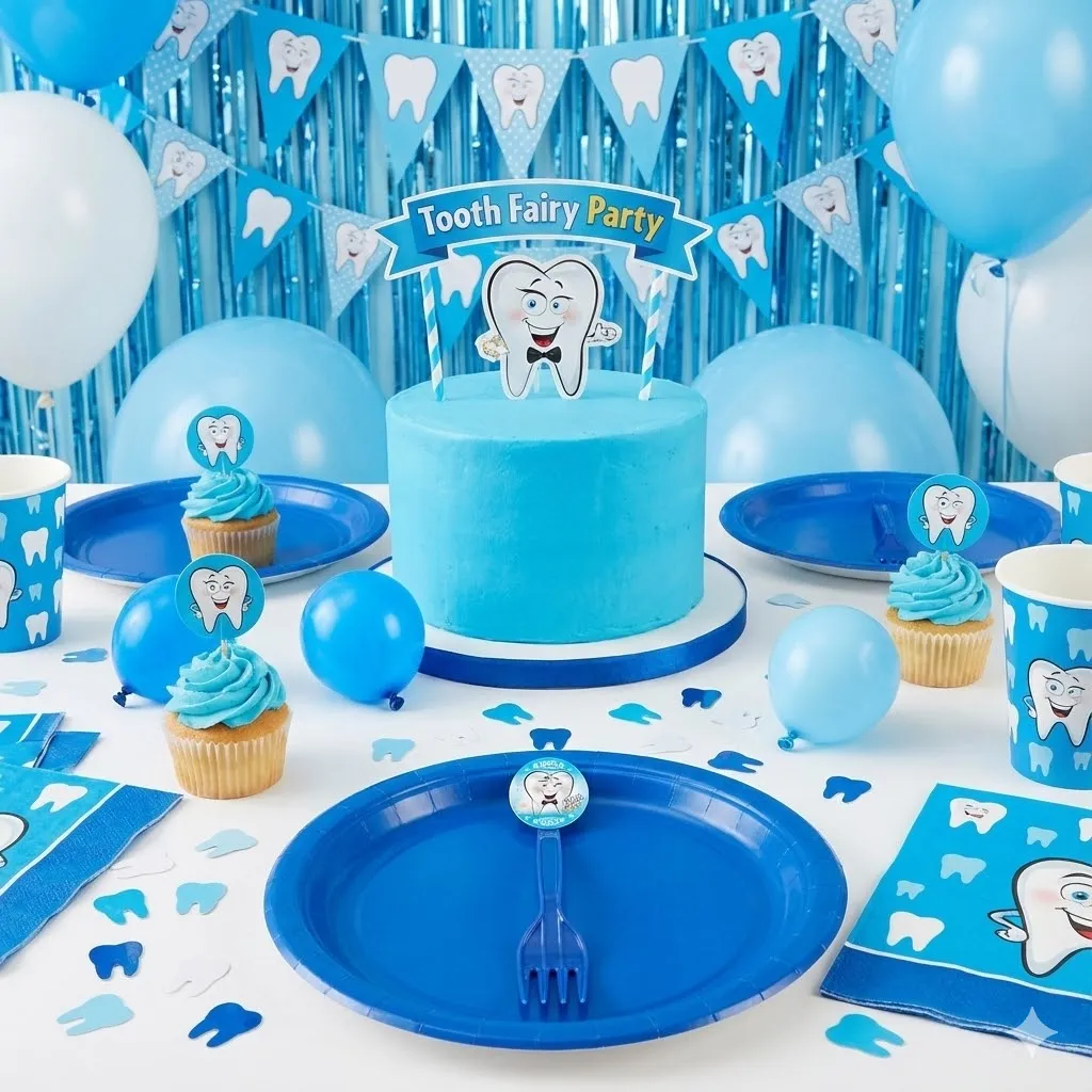 چنگال تم جشن دندونی پسر