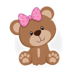 تم تولد تدی دخترانه