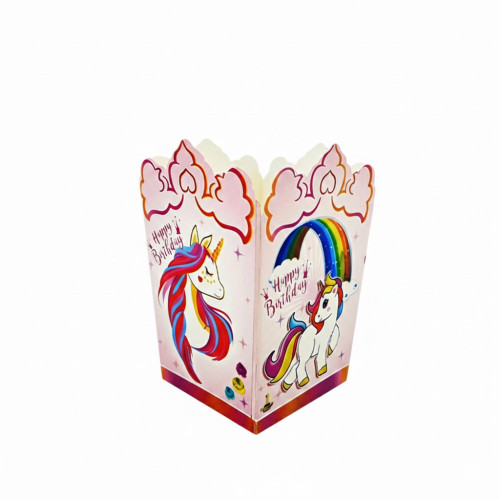 پاپکرن تم تولد یونیکورن (اسب تک شاخ)