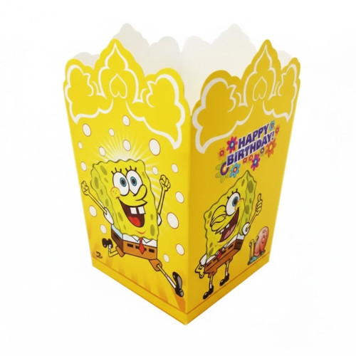 پاپکرن تم تولد باب اسفنجی