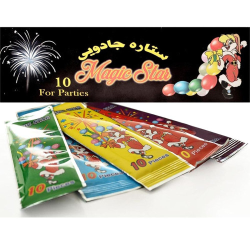 فشفشه دستی بسته 10 تایی